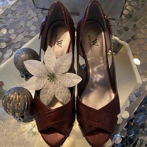 Worthington New Open Toe Heels.